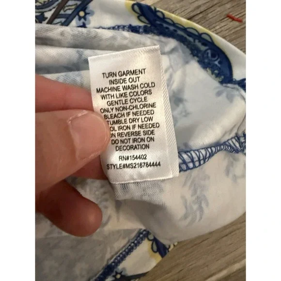 Cactus + Pearl LINED Tunic CAFTAN STYLE Top Blouse ATTACHED TANK Beads XXXL Plus - Picture 12 of 13